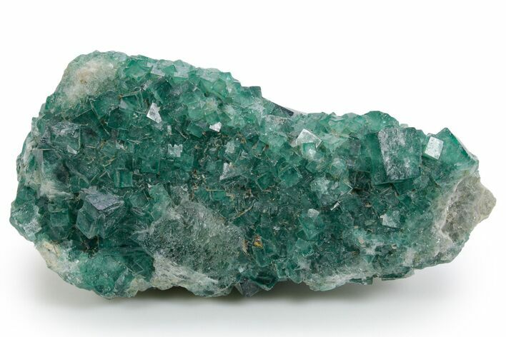 Green Fluorescent Cubic Fluorite Crystals - Madagascar #360470